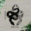 Classical Style Metal Wall Art with Snake Design for Office 4