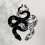 Classical Style Metal Wall Art with Snake Design for Office 7
