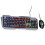 DS600 104key Corded Keyboard-black rainbow light keyboard mouse 1