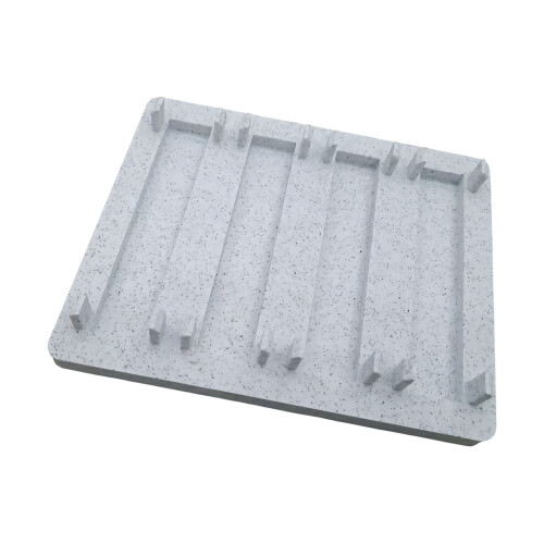 Kleiner 9 x 7 cm großer Montageständer für-Grau