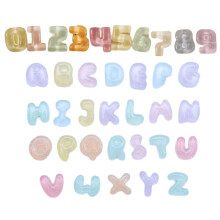 Keyboard Keycap Stickers With 26 Letter 10 Number-transparent