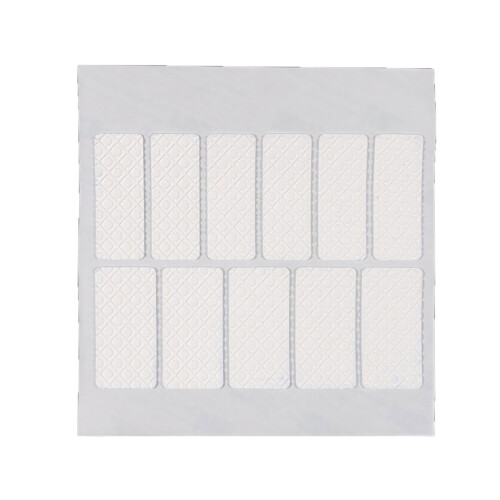 Silicone Mouse Side Stickers Sweat Resistant Grip Pad For-White