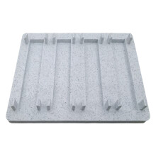 Le support en plastique ABS avec 4 emplacements créés pour-Gris