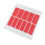 Ergonomische muisgriptape Antislipvel vermindert-Rood 1