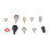 228/280/360Pcs Computer Assemble Fan Hand Screw Bolt-360pcs 6