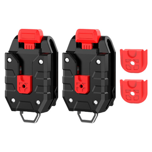 Sturdy Plastic Metal Tape Measure Clip Securely Attaches-2 pack