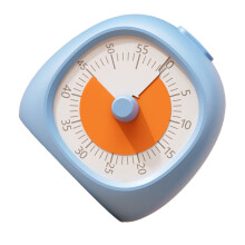 Kids Educational Timer With Color Disk Countdown Timer-Blue