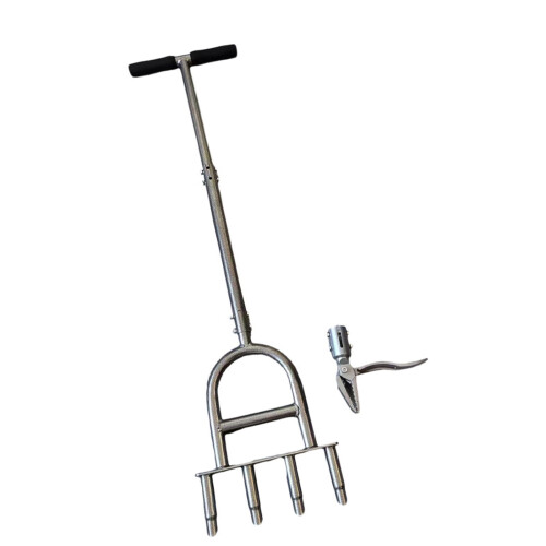 Multipurpose Yard Hole Maker And Grass Removal Kit For Gardening