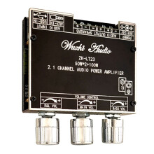 ZK-LT23 Module de Carte D'Amplificateur Audio  2.1 Canaux 50W + 50W + 100W Subwoofer TWS VéRitable Carte Audio Sans Fil DC9-24V