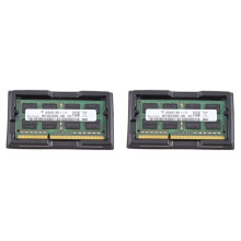 2X Mémoire RAM DDR3 4 Go pour Ordinateur Portable 1600 MHz PC3 12800 2RX8 1,5 V 16 IC SODIMM Mémoire Uniquement pour