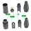 3-Pronged Waterproof Xlr Microphone Audio Plug Xlr Balanced  Female Thread  Shell, D 5