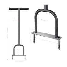 Lightweight Manual Lawn Piercing Tool With Ergonomic Hold-2