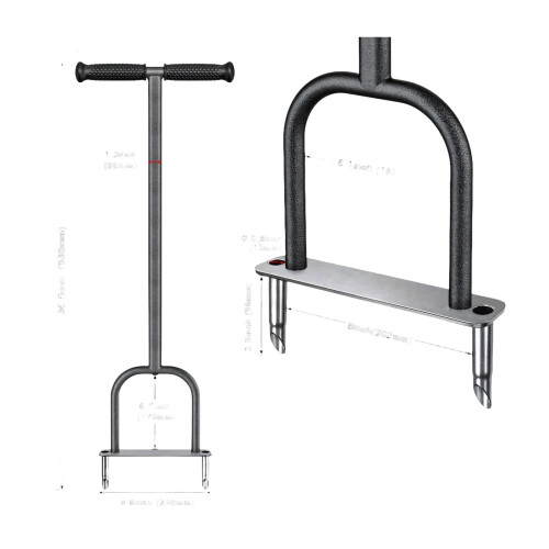 Lightweight Manual Lawn Piercing Tool With Ergonomic Hold-2