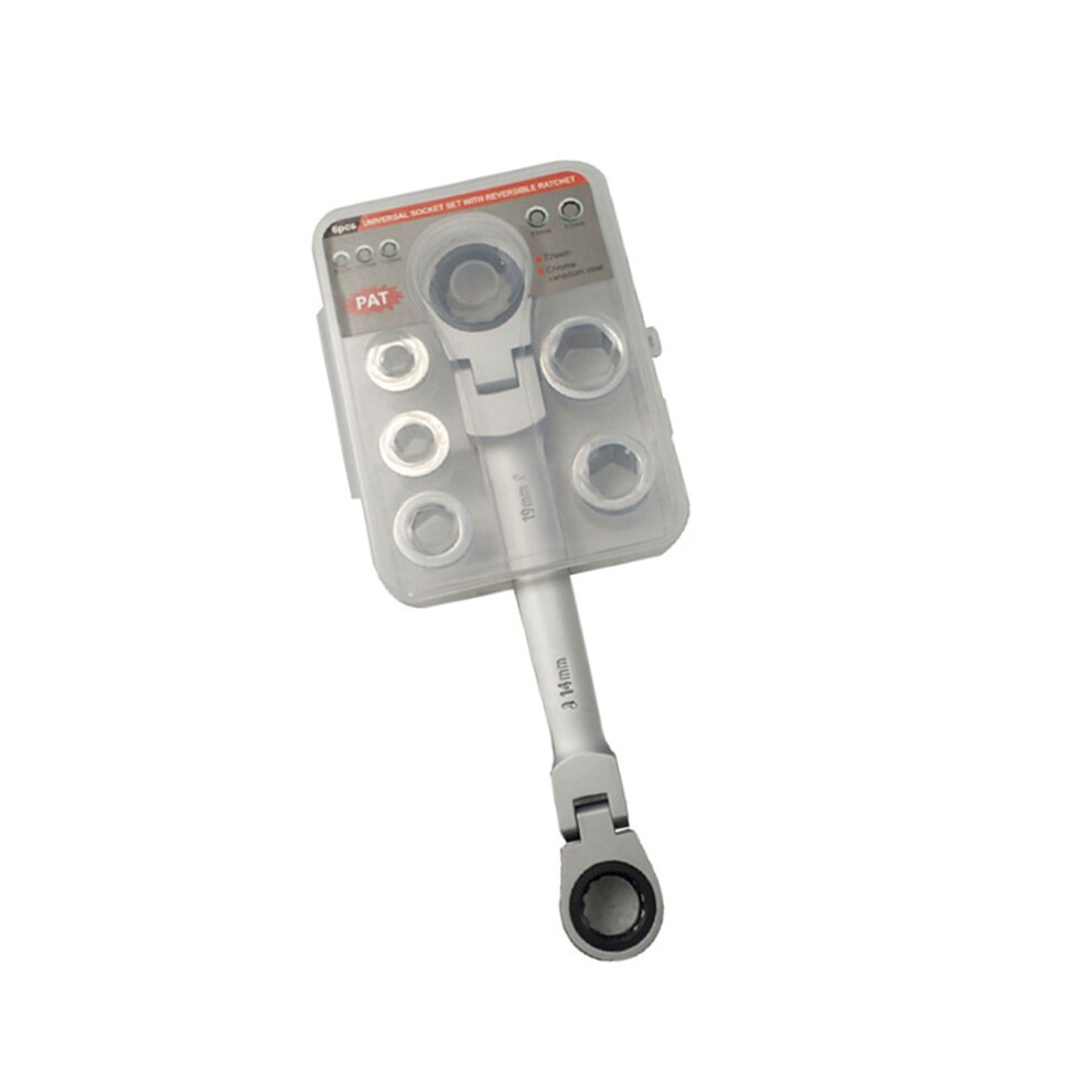 72 Tooth Ratcheting Wrench Set With Reversible-Movable Head 7696001847312