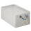 Beige Stripes Folding Metal Frame Clothes Storage Box Large Capacity Pants Storage Box 1