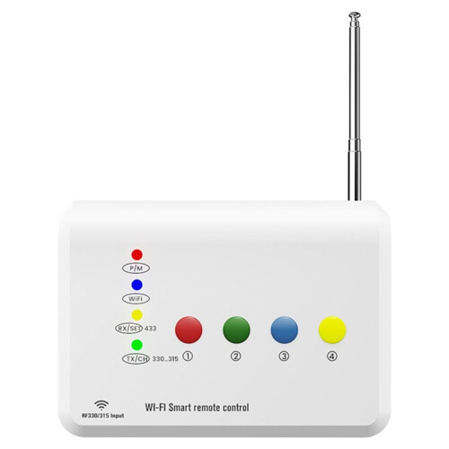 Graffiti  WiFi Door Controller Remote Garage Sliding Double Open Barrier Gate Telescopic Door  EU Plug