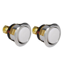 2 Boutons de Sonnette de Rechange, Boutons de Sonnette Filaires de Rechange, pour le Remplacement des Boutons de Sonnette