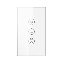 Curtain 2.4GHz Wi-Fi Touch Neutral Wire Required Tuya App Rolling Shutter US Plug A