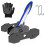 Brake Caliper Compression Tool,360 Swing Ratchet  with Additional 2 Pcs Large Steel Plate and 2 Hooks Work Gloves 1