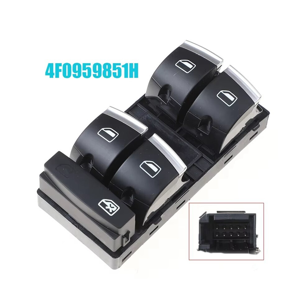 New Master Window Control Button 4F0959851h 4F0959855b For A3 8P A6 S6 Rs6 C6 Q7 2004 - 2011 4712474943429