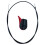 Red Throttle  Assembly for Push Lawnmowers (Throttle Control  + 1.65m Throttle Cable) 1