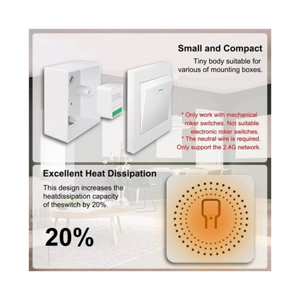 Home Assistant Zigbee 3.0 Module 16A Diy Breaker Support 2 Way Control Works With Z2m Zha Light 4712673030883