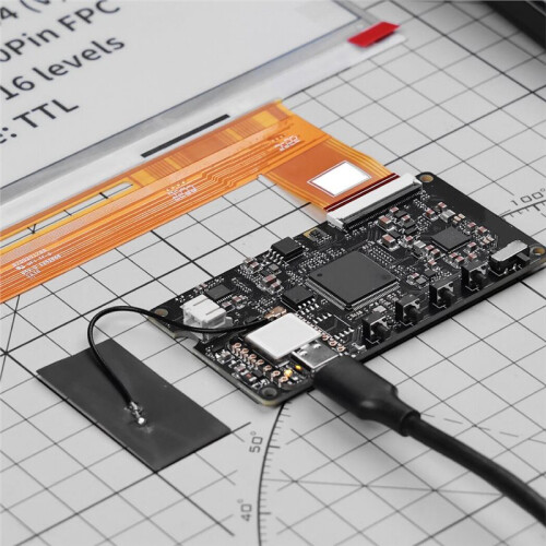 Placa de Desenvolvimento ESP32-S3  com Driver de Papel Eletrônico EE03, Compatível com Tela Monocromática de 10,3 Polegadas e com Interruptor de 1