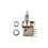 2Pcs Ohm Push Pull Potentionmeter Brass Metric Split Standard Shaft Volume Tone  Electric Guitar B500K 4