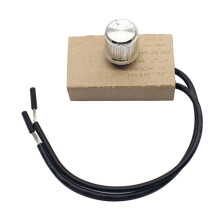 Drehbarer Dimmer für Tischlampen, Ersatzteil, 240 V AC, 300 W, Stufenloses Dimmen, Drehschalter ein/Aus, Universeller Lampendimmer