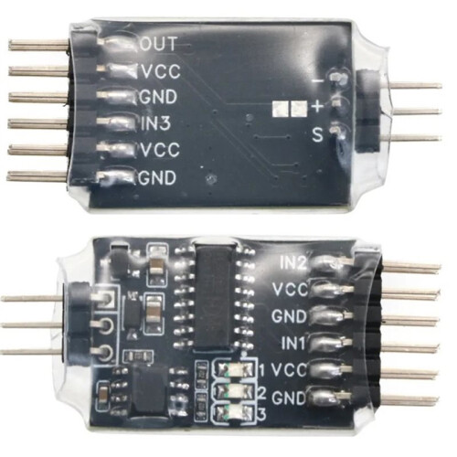 2Pcs FPV Racing Drone Camera 2/3-Channel Video Switcher Electronic  Remote-Controlled Video Switching Module 2