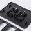 Dual Flush Toilet Flush Plate for Sigma012030,  Series - Modern Bathroom Accessory Black 5