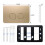 Dual Flush Toilet Flush Plate for Sigma012030,  Series - Modern Bathroom Accessory Black 6