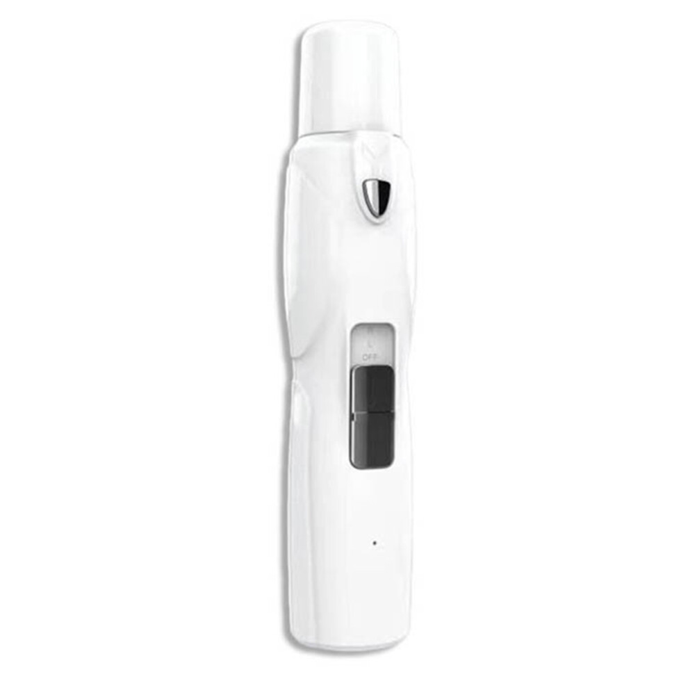 Semoic Pet Dog Cat Nail Clippers Usb Charging Dog Nail Grinders Electric Dogs Cat Paws Nail Grooming Trimmer Tools White