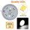 Single Under Cabinet LED Puck Lights Plug in, 3D Printer LED Lamp Kit 001 DIY USB Powered 5V Dimmable Touch 3