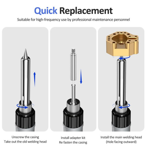 Joystick Soldering Iron Tip with Multi-Hole Ring for PS5 PS4 Series &  Controller Repair Efficient Soldering Tip 2