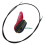 Red Throttle  Assembly for Push Lawnmowers (Throttle Control  + 1.65m Throttle Cable) 2