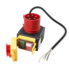 KOA7 Motor Protection 400 V,3-Phase Plug with CEE Plug,Waterproof Electromagnetic for Wood Splitter