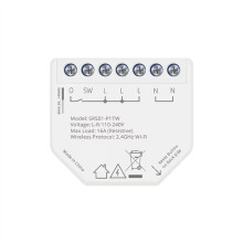 2-Way 16A WiFi Relay with Power Monitor Size Module Compatible with Tuya Life APP