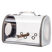 Portable Animal de Compagnie Transporteur D'Oiseaux Transparent Respirant Cage Fourre-Tout Sac Perroquet Sac à Main en Plein Air Oiseaux