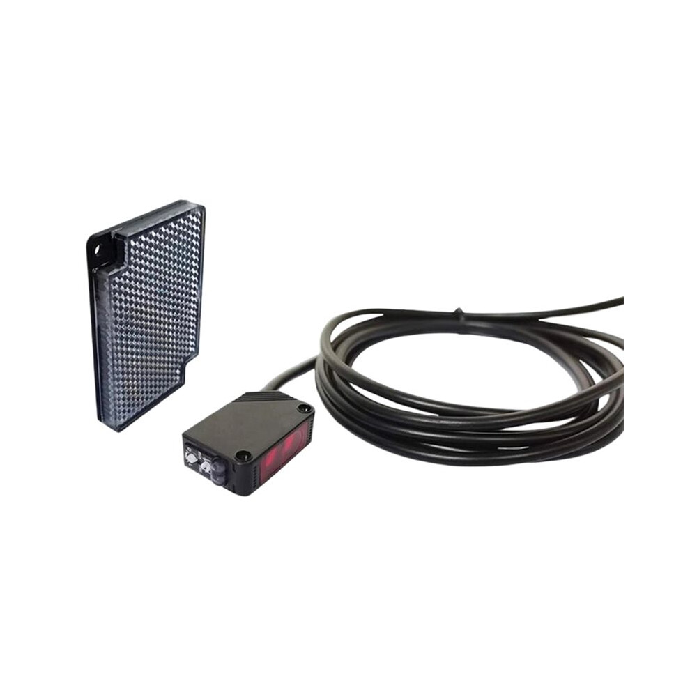 Iksled E3z-R61 Photoelectric Sensor Reflective Npn Output, Dc12-24V, 2M Detection 6032129627275