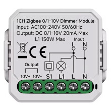 0/1-10V Tuya Zigbee LED Dimmer Controller Push Dimmer Life APP Control 100-240V B