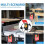 Emergency Stop  230V 18A IP55 Stop  with Socket Zero Voltage  Single Phase for Milling Table Eu Plug 4