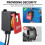 Emergency Stop  230V 18A IP55 Stop  with Socket Zero Voltage  Single Phase for Milling Table Eu Plug 5