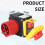 Emergency Stop  Machine  3-Phase 400 V with 80 cm Cable Safety  Zero Voltage  Equivalent KOA7 4