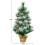 60 cm Snowy Pine Mini Christmas Tree with Pinecones 3