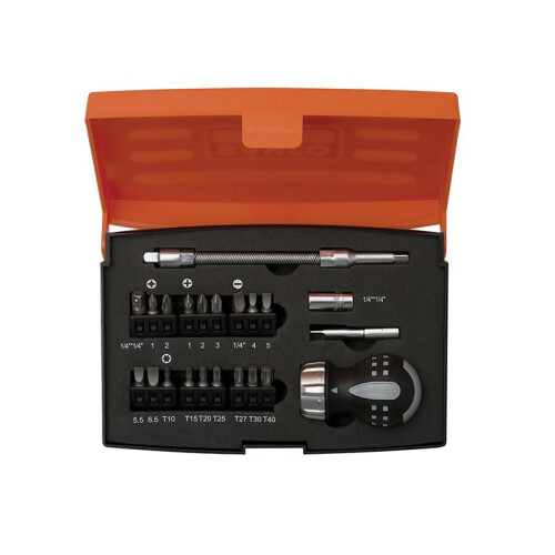 Bahco Bahco 808050s-22 Stubby Ratchet Screwdriver Set, 22 Piece