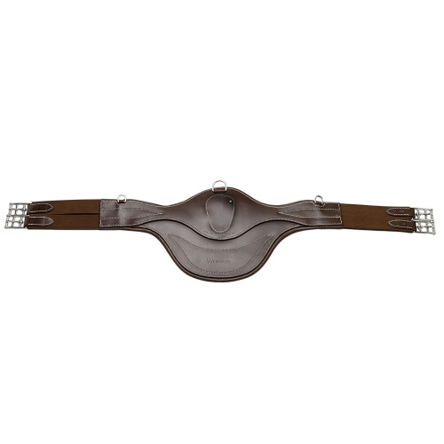 (54in, Havana) Whitaker Classic Leather Horse Stud Girth