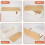 Cable Management Box with Bamboo Lid Small Cable Organizer Box for Extension Cord Power Stripe Surge Protector(White) 4