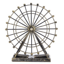 Vintage reuzenrad decoratie, metalen model voor tv-meubeldecoratie, fotoprop, ijzeren reuzenradbeeld, reuzenraddecoratie voor club, bar, restaurant,