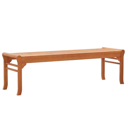 Berkfield 3-Seater Garden Bench 150 cm Solid Eucalyptus Wood